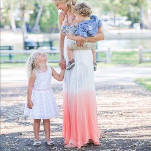 Free people maxi dress. Braided straps